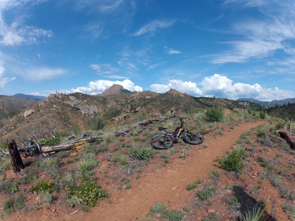 High above the South Platte near Chair Rocks