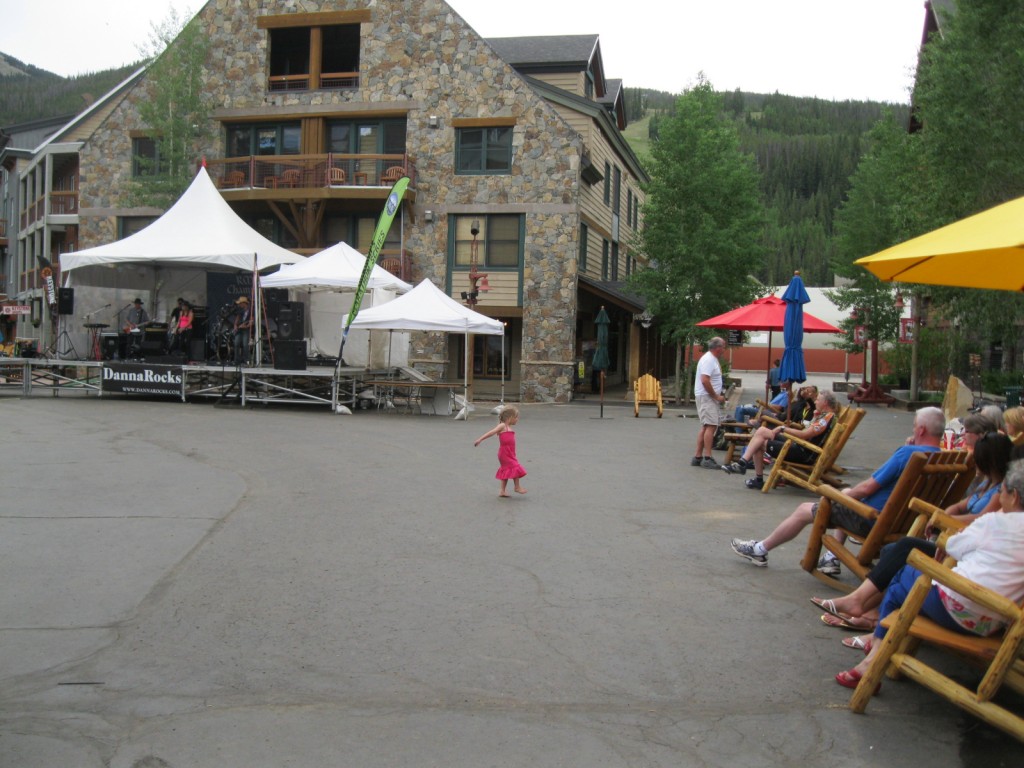 Sienna dancing at Keystone